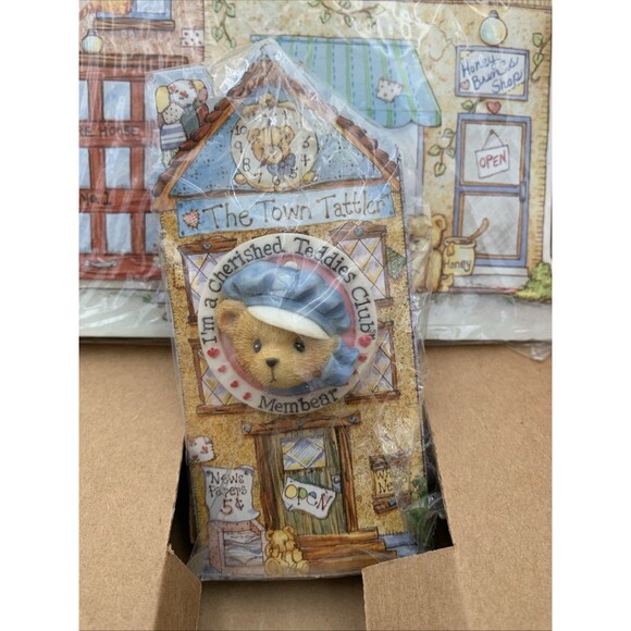 Cherished Teddies 1995 Membership Set with R. Harrison Hartford - Picture 7 of 10
